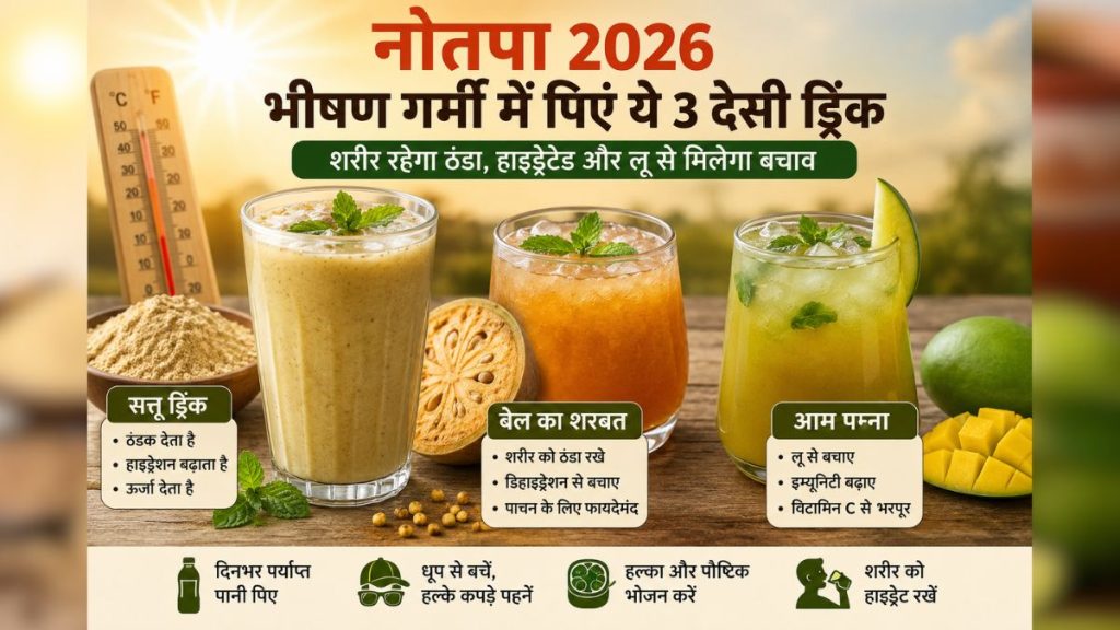 गर्मियों में ठंडक पाने के 3 ड्रिंक और उनके फायदें.
