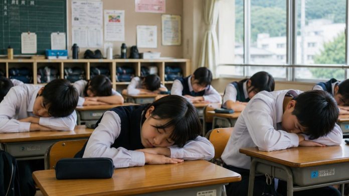 Students Sleep Break