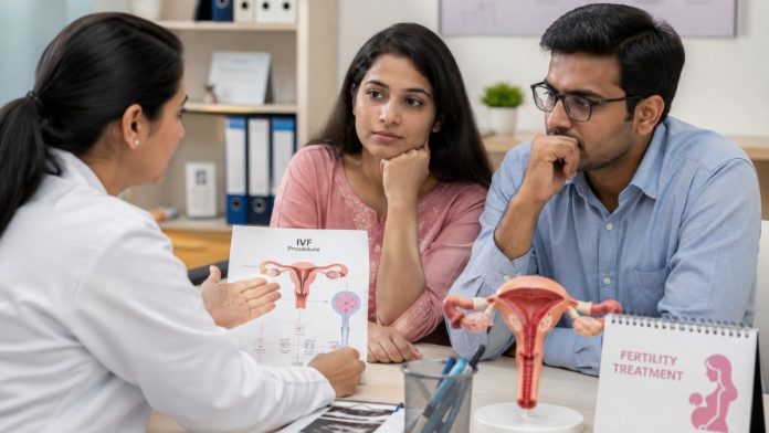 Fertility consultation in a clinic setting