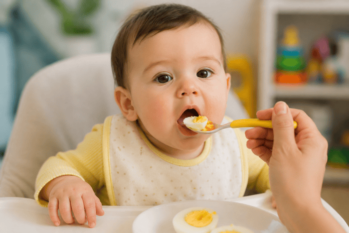 Infant egg introduction