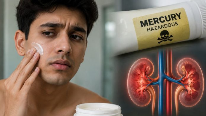 Mercury cream danger and health warning