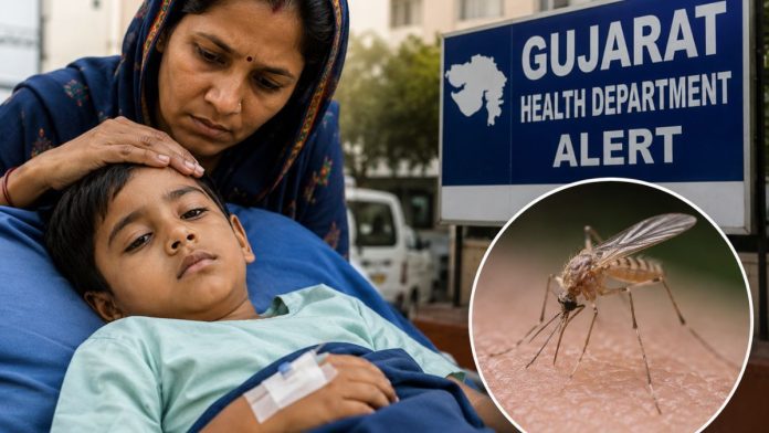 Health alert: child and mosquito threat