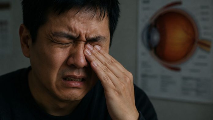 Eye pain in a clinical setting