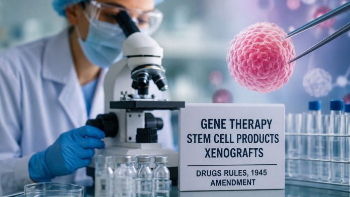 Gene therapy research in the lab