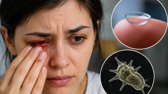 Acanthamoeba Eye Infection