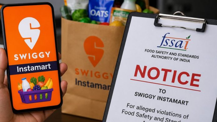 Regulatory notice for Swiggy Instamart